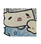 荒ぶる青いガール（個別スタンプ：14）