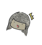 荒ぶる青いガール（個別スタンプ：17）