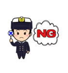 海上自衛官用（女性海士）日常パック（個別スタンプ：19）