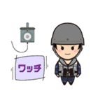 海上自衛官用（女性海士）日常パック（個別スタンプ：21）