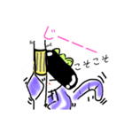 オカッパ純玉ねぎ猫（個別スタンプ：2）