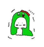 怪獣になりたいおばけちゃん（個別スタンプ：3）