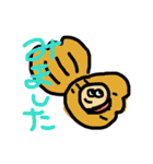 絵心ないひとこと。（海のいきもの）（個別スタンプ：5）