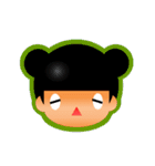 【くまりちゃん】表情シールバージョン（個別スタンプ：2）