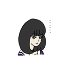ドキッ！クラスの清楚な女の子（個別スタンプ：3）