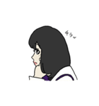 ドキッ！クラスの清楚な女の子（個別スタンプ：7）
