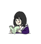 ドキッ！クラスの清楚な女の子（個別スタンプ：8）