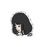 ドキッ！クラスの清楚な女の子（個別スタンプ：9）