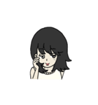 ドキッ！クラスの清楚な女の子（個別スタンプ：12）