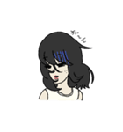 ドキッ！クラスの清楚な女の子（個別スタンプ：19）