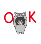 日常会話に使える着ぐるみ猫（個別スタンプ：3）