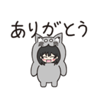 日常会話に使える着ぐるみ猫（個別スタンプ：5）
