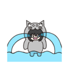 日常会話に使える着ぐるみ猫（個別スタンプ：7）