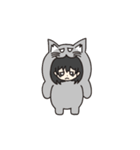 日常会話に使える着ぐるみ猫（個別スタンプ：8）