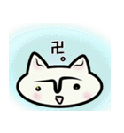 しろねこ【イマドキ】ひとこと（個別スタンプ：32）