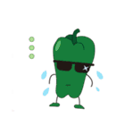 サングラスをかけた野菜たち（個別スタンプ：5）