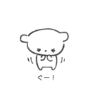 白いうきうき（個別スタンプ：34）