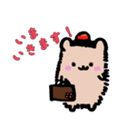 はりねずみマリーとインコの一日スタンプ（個別スタンプ：1）