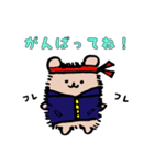 はりねずみマリーとインコの一日スタンプ（個別スタンプ：13）