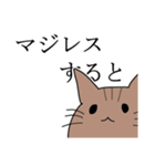 ネットスラングが好きな猫（個別スタンプ：21）