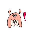 めんだこちゃんをかぶった人（個別スタンプ：3）
