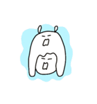 めんだこちゃんをかぶった人（個別スタンプ：10）
