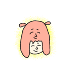 めんだこちゃんをかぶった人（個別スタンプ：11）