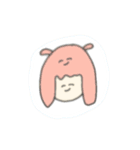 めんだこちゃんをかぶった人（個別スタンプ：15）