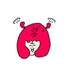 めんだこちゃんをかぶった人（個別スタンプ：19）