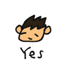 ひとことで返信（個別スタンプ：1）