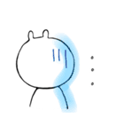 顔の動かないくま（個別スタンプ：10）