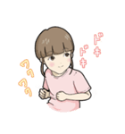 桃色ほっぺの6歳児（個別スタンプ：15）