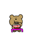 クマですね。いろいろ（個別スタンプ：10）
