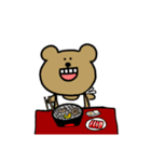 クマですね。いろいろ（個別スタンプ：14）