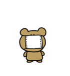 クマですね。いろいろ（個別スタンプ：15）