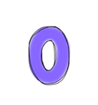 使える数字（個別スタンプ：1）