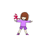 女の子と日常（個別スタンプ：2）
