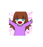 女の子と日常（個別スタンプ：11）