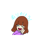 女の子と日常（個別スタンプ：13）