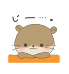 ゆる～いカワウソちゃん（個別スタンプ：6）