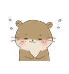 ゆる～いカワウソちゃん（個別スタンプ：7）
