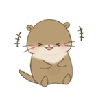 ゆる～いカワウソちゃん（個別スタンプ：8）