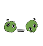 ウサギのラビットとマリモの塊 3（個別スタンプ：8）