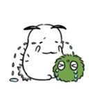 ウサギのラビットとマリモの塊 2（個別スタンプ：7）