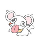 赤ちゃんねずみチルンはいつも楽しいよ 1（個別スタンプ：4）
