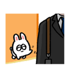 人生2回目！坊やウサギ 2（個別スタンプ：3）
