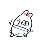人生2回目！坊やウサギ 1（個別スタンプ：4）