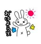 気持ちを伝えてくれるうさぎと犬（個別スタンプ：35）
