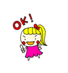 プリティ女神ちゃん 2（個別スタンプ：2）