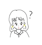 女の子のスタンプ♡（個別スタンプ：1）